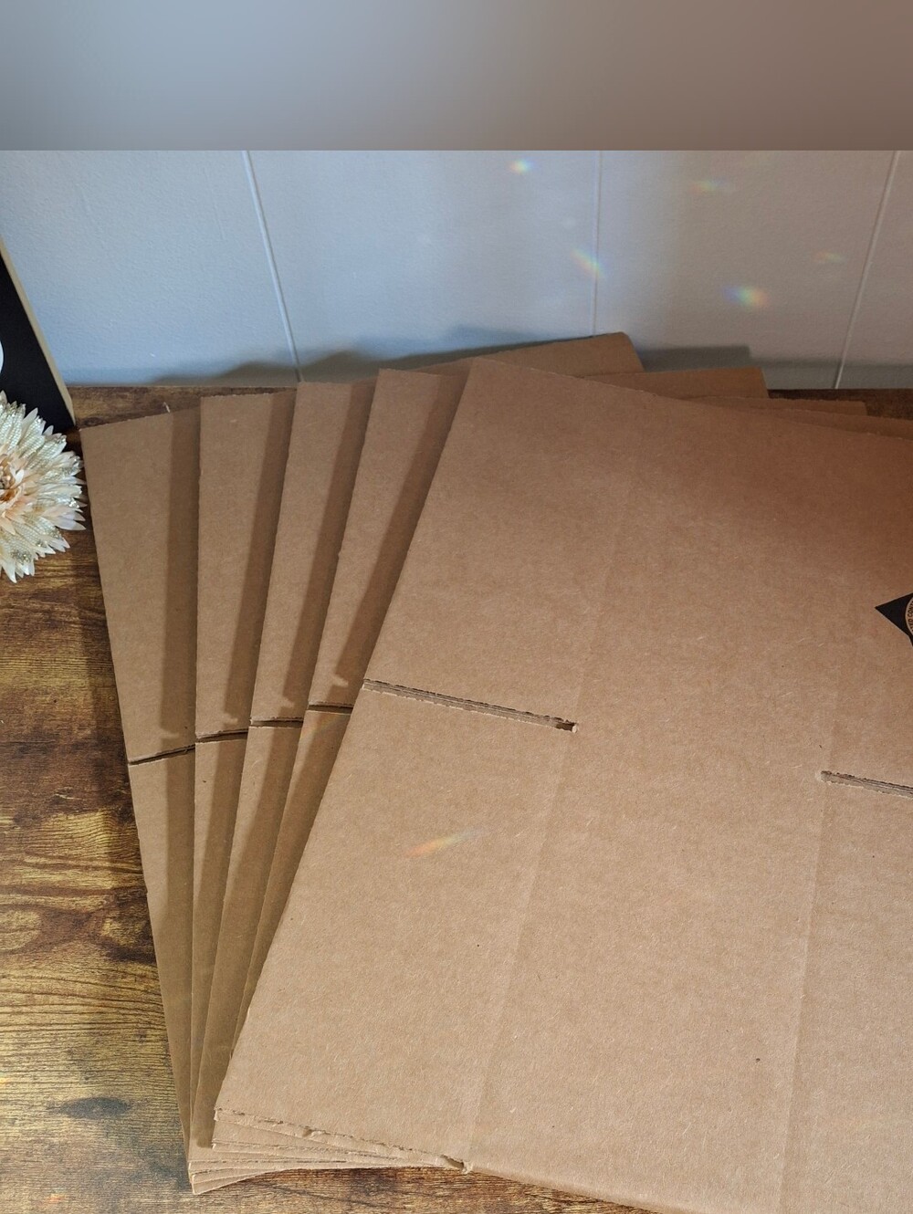 5 new boxes 10x9x5 inches (LxWxH)